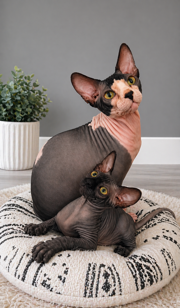 Curry with kitten